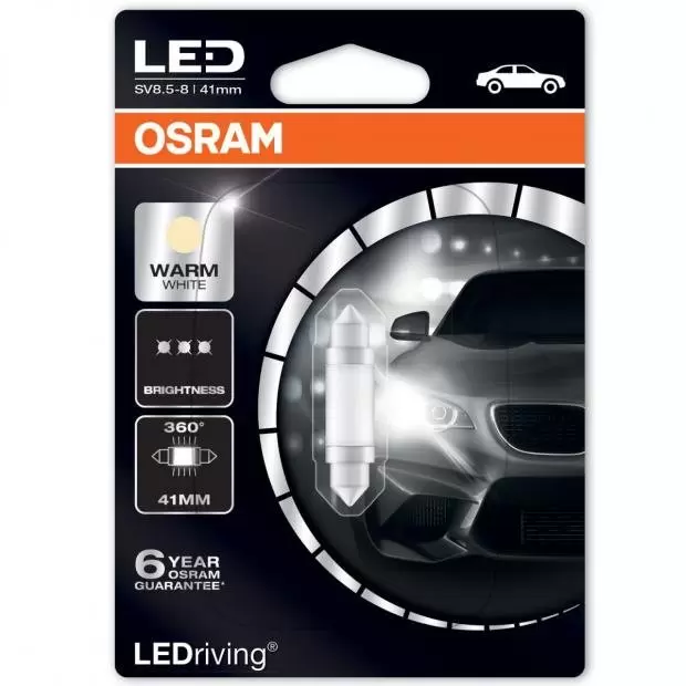 osram led w5w t10 501 warm white 4000k