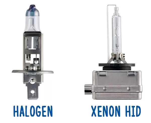 halogen headlight bulbs vs hid