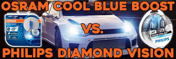 Verwoesten tofu zal ik doen Battle Of The Bulbs: OSRAM Cool Blue Boost vs. Philips Diamond Vision |  PowerBulbs US