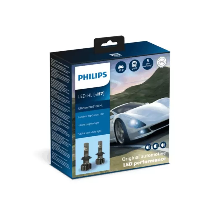 Philips Ultinon LED H7 I PowerBulbs US