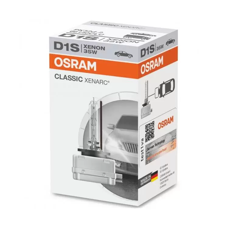 OSRAM Xenarc Classic D1S  Single Xenon Car Headlight Bulb