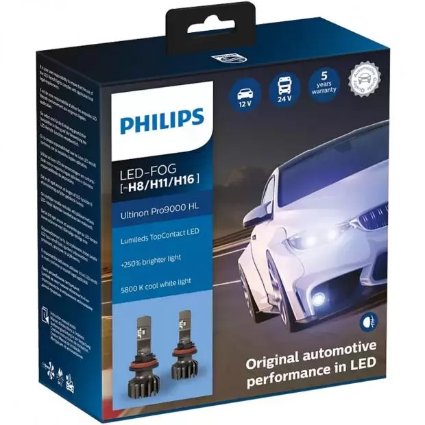 Philips X-tremeUltinon gen2 H8/H11/H16 LED | PowerBulbs US
