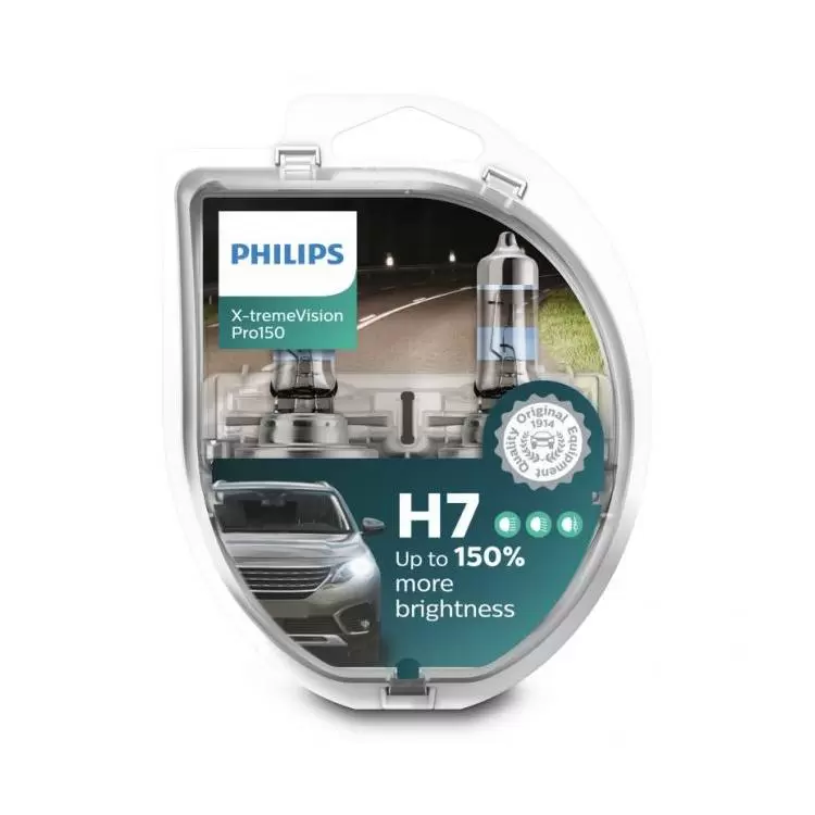 H7 - Philips 12972XVPS2 X-Treme Vision PRO150 Bulbs