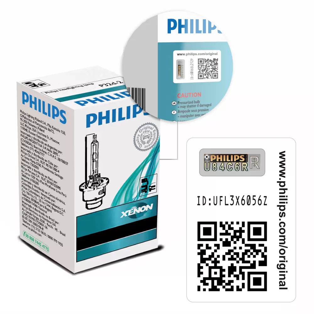 Philips Xenon Vision D2S (Single), HID Car Bulb