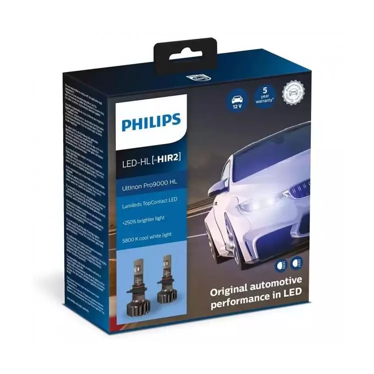 Philips Ultinon Pro9000 LED H1 H4 H7 H8 H11 H16 HIR2 HB3 HB4 Car